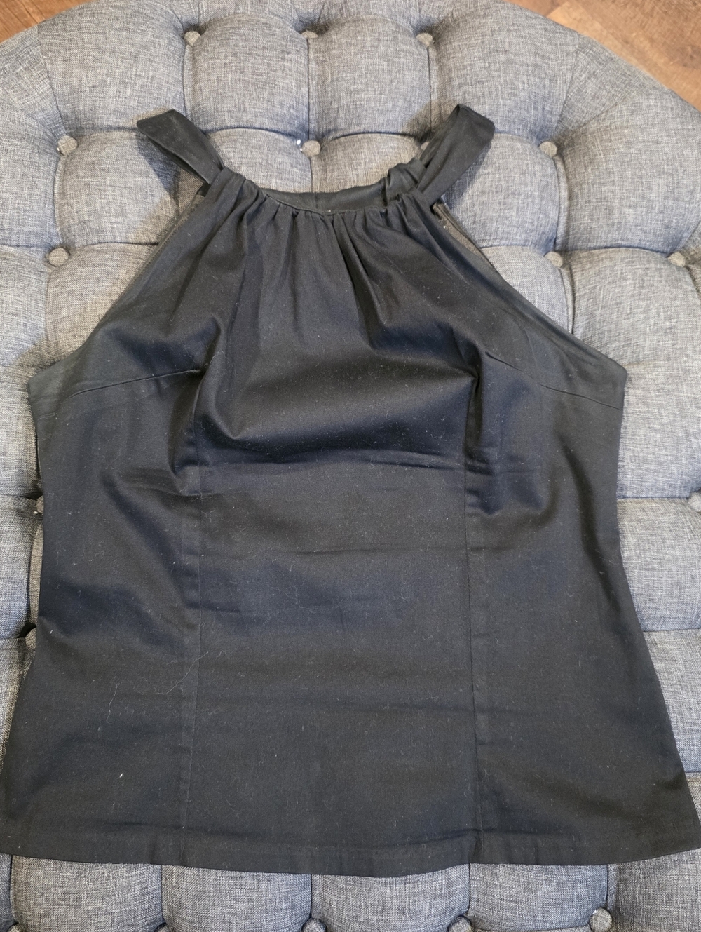 Pinup Couture Black Harley Top XL